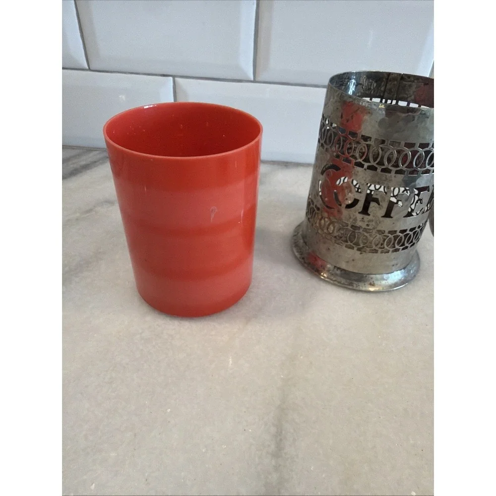 Coffee Container‎ with Side Spoon Made In England Perfect Planter No Lid ES004